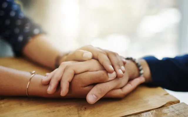 People showing support for each other