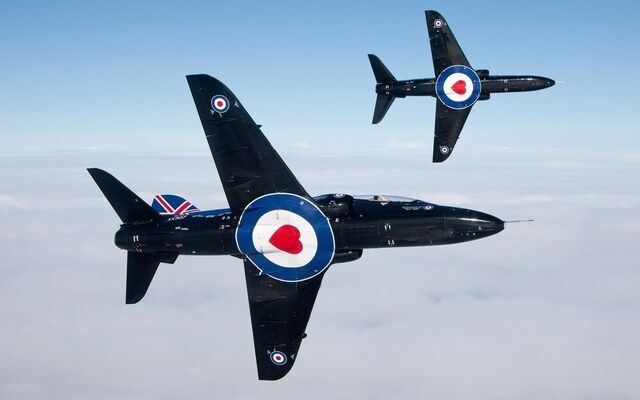 Aircraft with our heart roundel