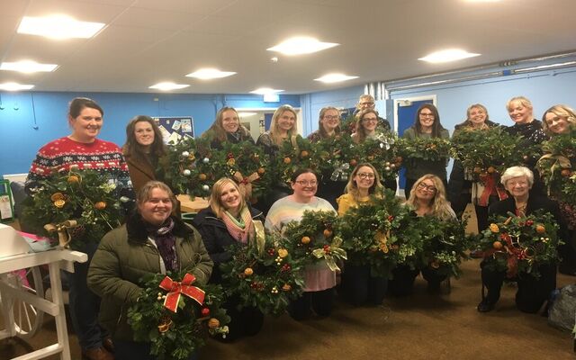 RAF Cosford Christmas Wreath Workshop 