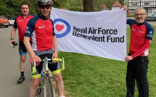 Dambusters Ride cyclists