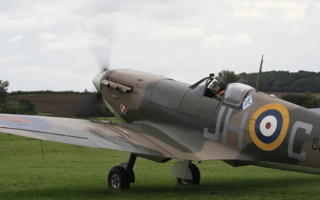 A Spitfire taking off
