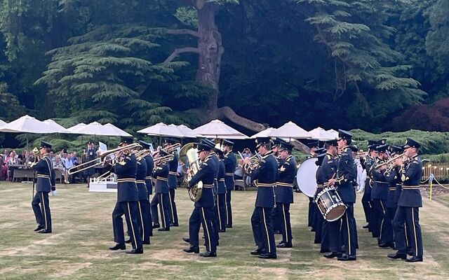 RAF Central Band performing at concert