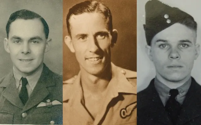 Bomber Command airmen collage