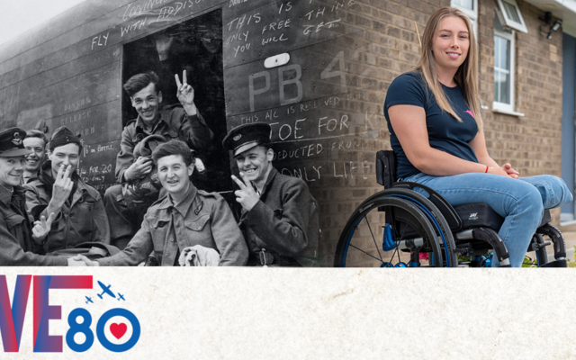 VE Day then and now