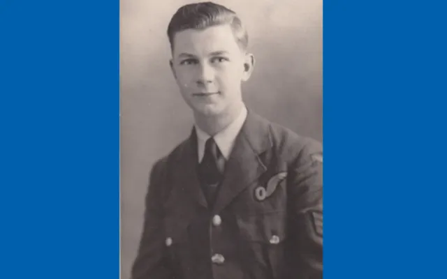 John Jenkins D-Day blue background