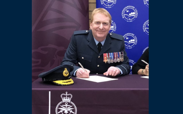 Simon Harper from the RAF Benevolent Fund
