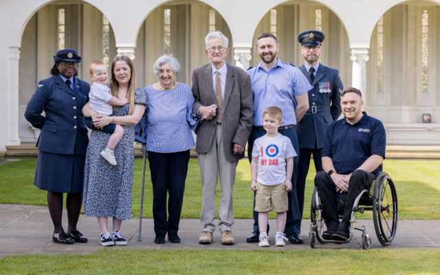 An image with an RAF Family - serving personnel and family, working age veterans and older veterans.