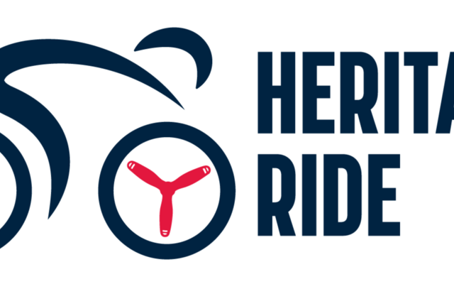 The logo for the virtual heritage ride