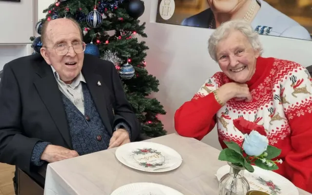 RAF veteran couple at veteran event