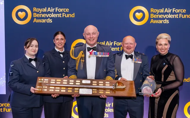 RAF Leeming, CAS, Suzanne Judd MBDA at Fund Awards