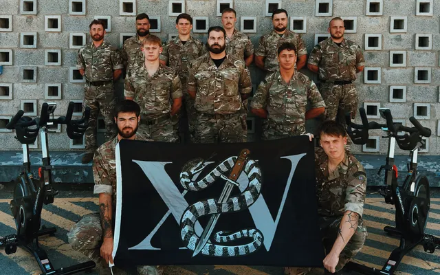 15 Squadron in uniform posing