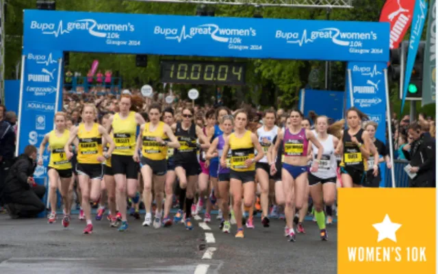 Women 10K glasgow and edinburgh running