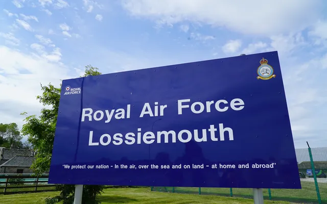 Lossie Station entrance sign