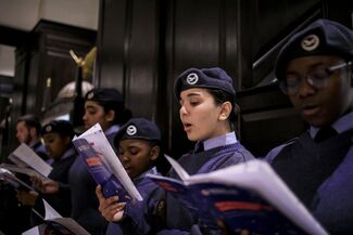 Air cadets at carol concert