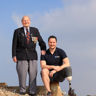 Veterans like George and Mick.
