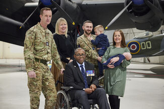 The RAF Family and beneficiaries at RAF Cosford.