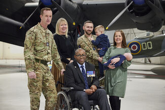 The RAF Family and beneficiaries at RAF Cosford.