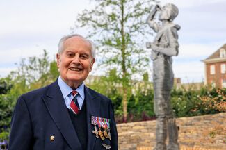 102 year old RAF Veteran Colin Bell is fundraising for the RAF Benevolent Fund