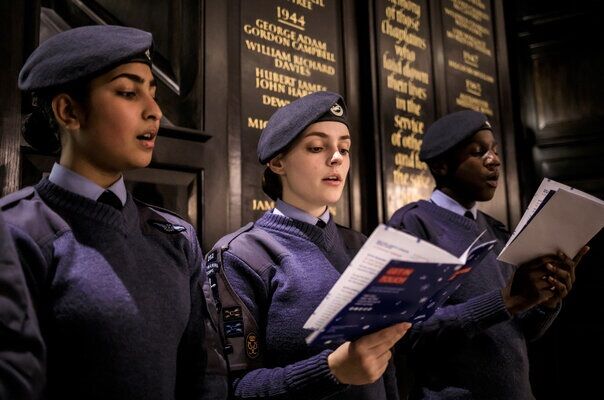 Air cadets at carol concert