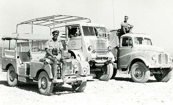 1 Squadron, Desert Rescue, Libya, in the 1950s. Copyright: RAF Regiment Heritage Centre