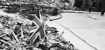A bombed British street