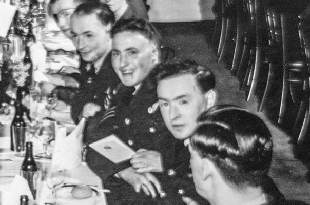 Members of The Guinea Pig Club at a function.