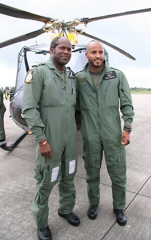 Ricky Whittle and his dad