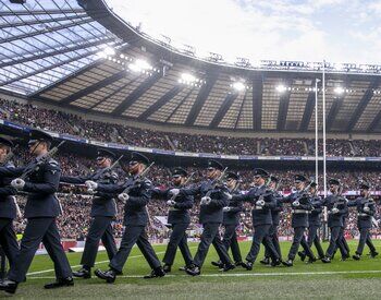 Twickenham Air Cadets parading