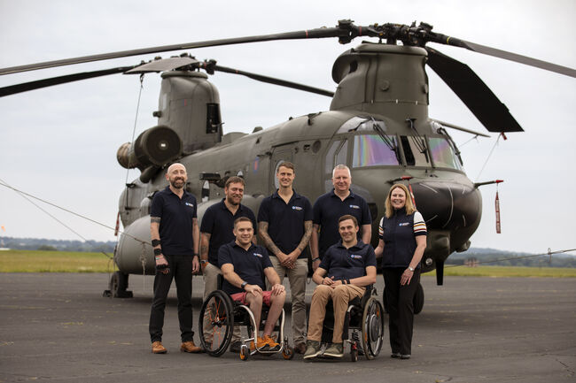 RAF Ambassadors Chinook 