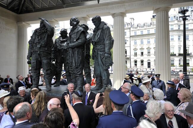 Bomber Command Memorial unveiling