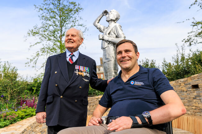 RAF veterans Rob Bugden and Colin Bell 