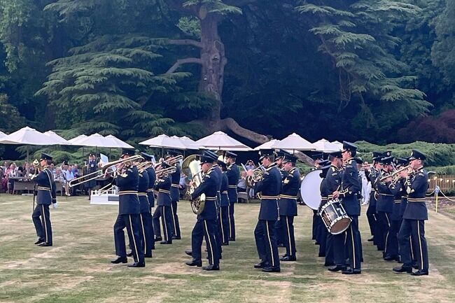 RAF Central Band performing at concert