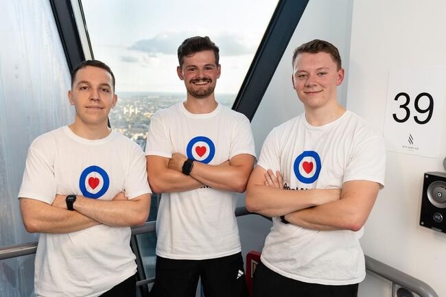 RAF Northolt runners Gherkin Climb