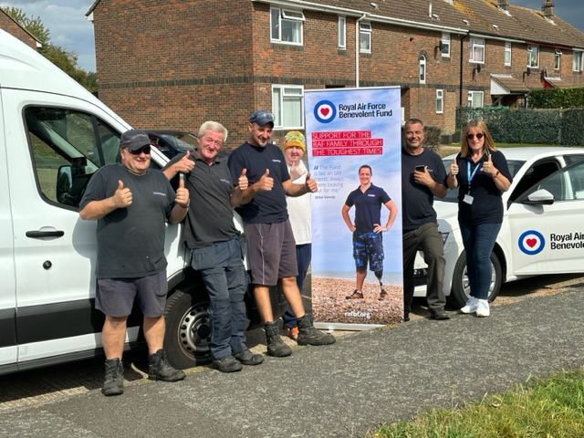 BT Openreach and Fund outside Rich's house