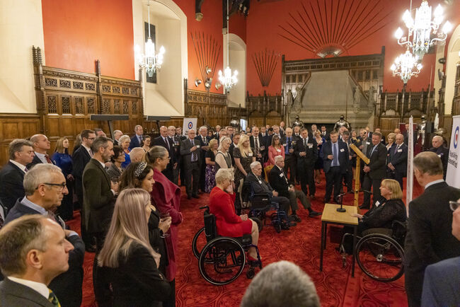 Guests at the RAF Benevolent Fund Annual Reception at Edinburgh Castle