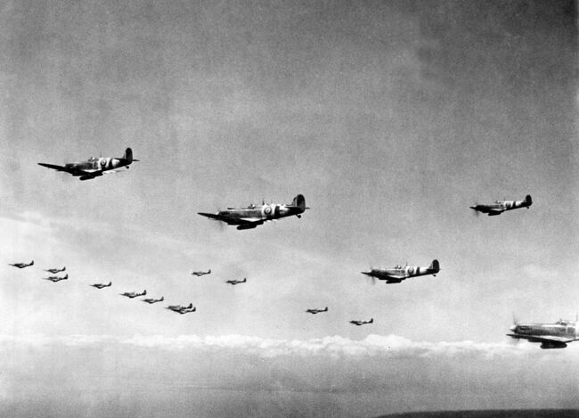 RAF Spitfires in France
