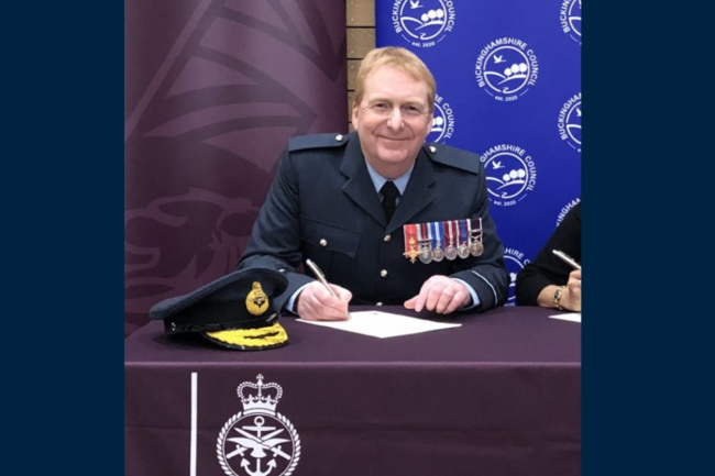 Simon Harper from the RAF Benevolent Fund