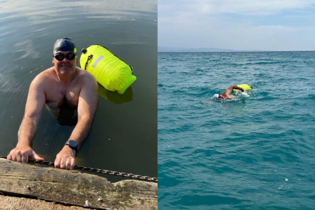Al in Thames and in sea swimming