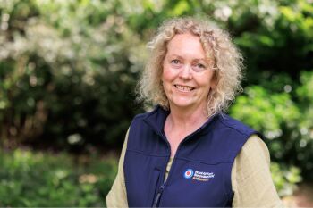 Ann Hughes our ambassador looking at camera