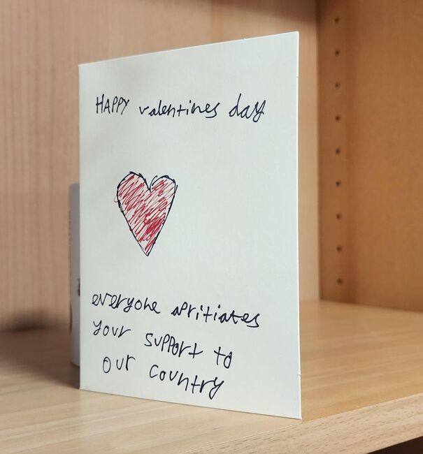 Valentine for a Veteran card