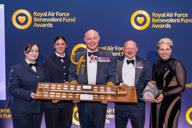 RAF Leeming, CAS, Suzanne Judd MBDA at Fund Awards