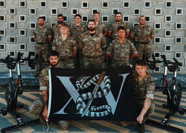 15 Squadron in uniform posing