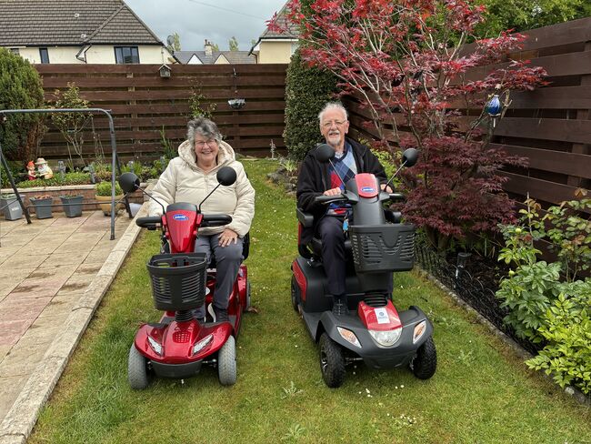 Mary and John Quick electric scooters 
