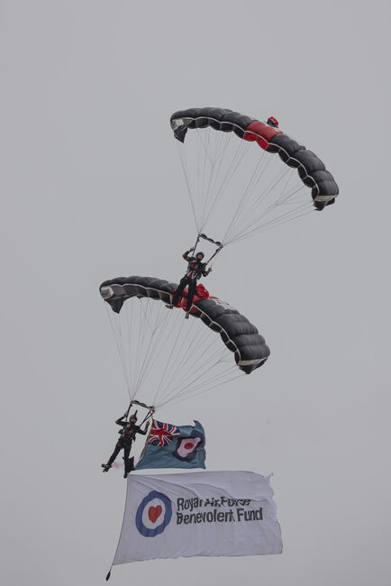 The Falcons in sky