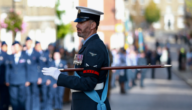 Sergeant Alan (pictured) has served for 22 years in the RAF, now working for the RAF Force Protection Centre at RAF Honington.