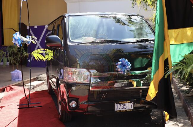 Your donations helped the Jamaican Legion to fund a brand-new vehicle. This vehicle meant that crucial welfare staff are able to travel to home visits, needs assessments, and emergency interventions.