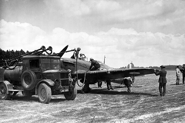 Refuelling Hawker Hurricane